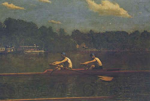 Thomas Eakins Biglen Brothers Racing Spain oil painting art